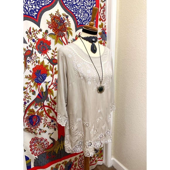 🌈 Amazing boho embroidered top - Picture 4 of 11